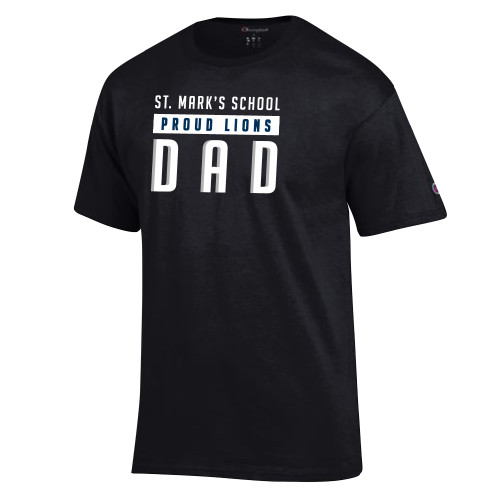 Champion Black T Shirt - Proud Dad