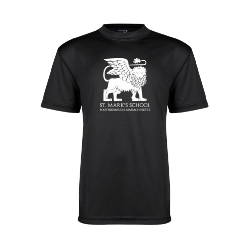  Youth Performance Black Tee - St. Marks Southborough