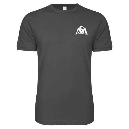  Next Level Charcoal SoftStyle T Shirt - SM Athletics Interlock