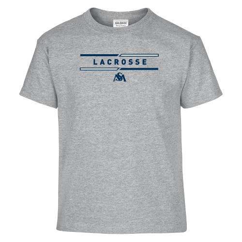  Youth Grey T Shirt - SM Lacrosse
