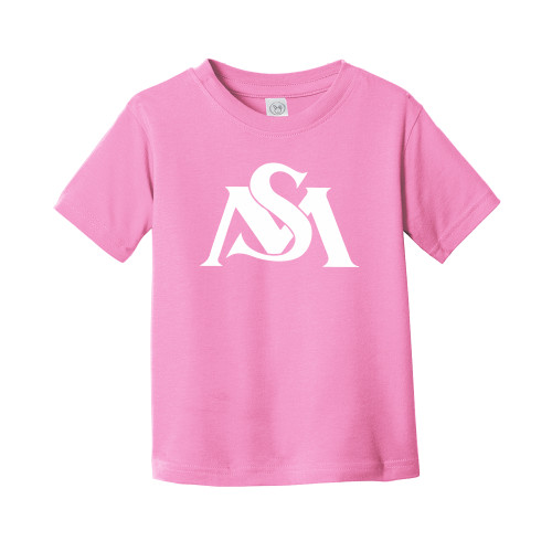  Toddler Pink T Shirt - SM Athletics Interlock