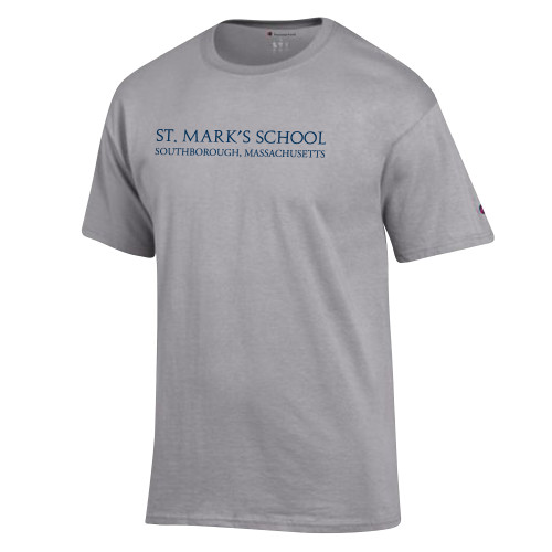  Champion Oxford Grey T Shirt - St. Marks Wordmark
