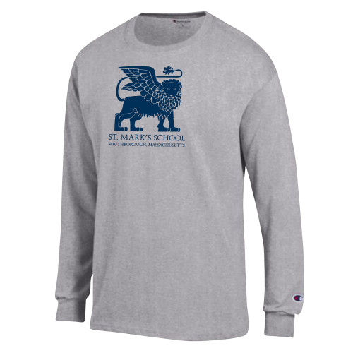  Champion Oxford Grey Long Sleeve T Shirt - St. Marks Southborough