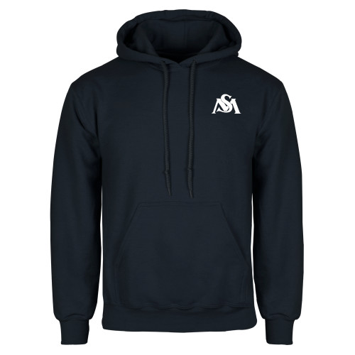 Navy Fleece Hoodie - SM Athletic Interlock
