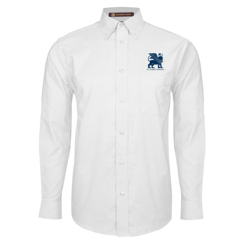  White Oxford Long Sleeve Shirt - Lions St. Marks