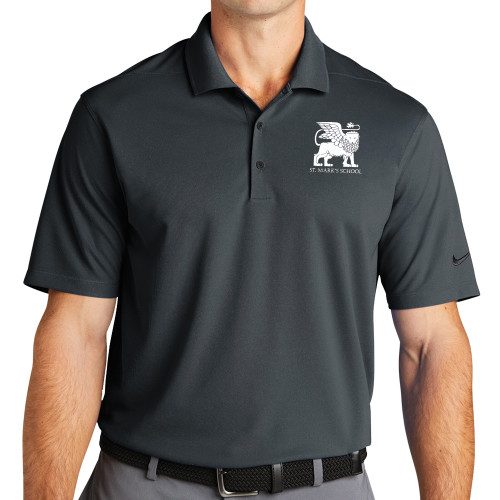  Nike Charcoal Dri Fit Micro Pique 2.0 Polo - Lions St. Marks
