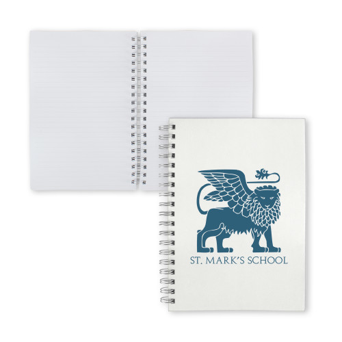  Clear 7 x 10 Spiral Journal Notebook - St. Marks School