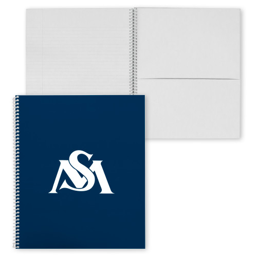  College Spiral Notebook w/Clear Coil