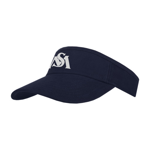  Navy Visor - SM Athletic Interlock