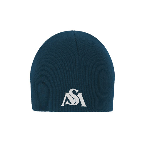  Navy Knit Beanie - SM Athletic Interlock