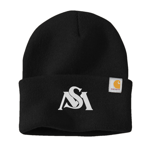  Carhartt Black Knit Beanie w/Cuff - SM Athletic Interlock