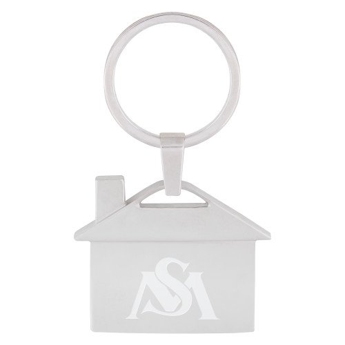  Silver Home Sweet Home Key Holder - SM Interlock Engraved