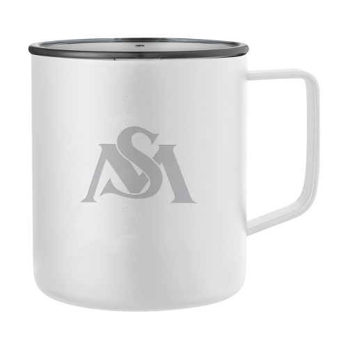  Rover Camp Vacuum Insulated White Mug 14oz - SM Interlock Engraved