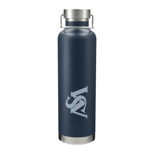  Thor Copper Vacuum Insulated Navy Bottle 32oz - St. Marks Wordmark Engraved