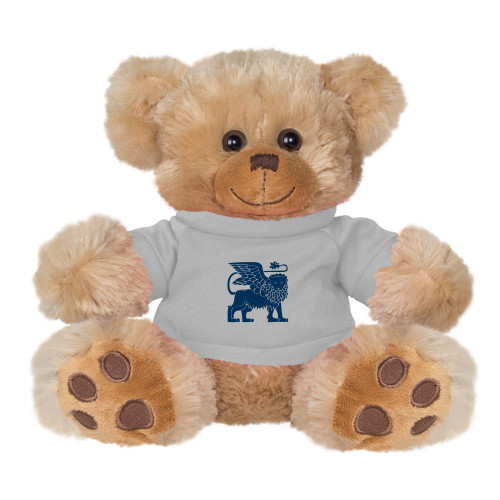  Plush Big Paw 8 1/2 inch Brown Bear w/Grey Shirt - Lions
