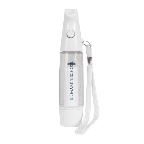  White Mini Personal Mister - St. Marks Wordmark