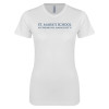 Thumbnail image for  Next Level Womens White Boyfriend Tee