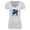 Thumbnail image for  Next Level Womens White Ideal V Tee