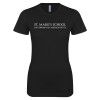 Thumbnail image for  Next Level Womens Black Boyfriend Tee