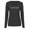 Thumbnail image for  Womens Dark Heather Long Sleeve V Neck Tee 