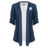 Thumbnail image for  Womens Navy Drape Front Cardigan Sweater 