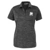 Thumbnail image for  Womens Charcoal Honeycomb Jacquard Polo
