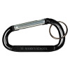 Thumbnail image for  Black Carabiner with Split Ring
