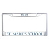 Thumbnail image for  Mom Metal License Plate Frame in Chrome