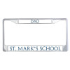 Thumbnail image for  Dad Metal License Plate Frame in Chrome
