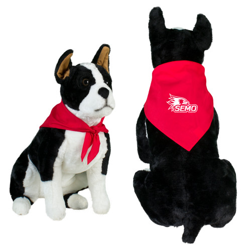  Red Pet Bandana - SEMO Logo for Vinyl