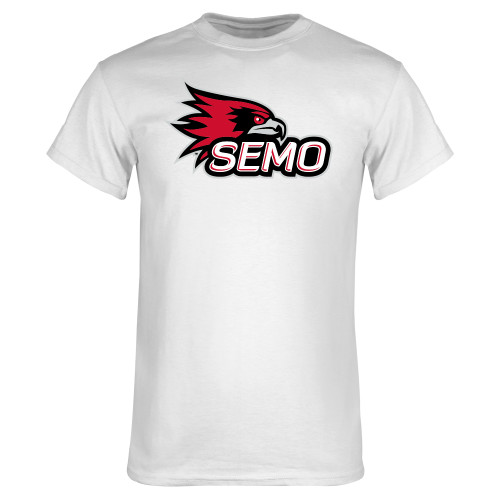  White T Shirt - SEMO Logo