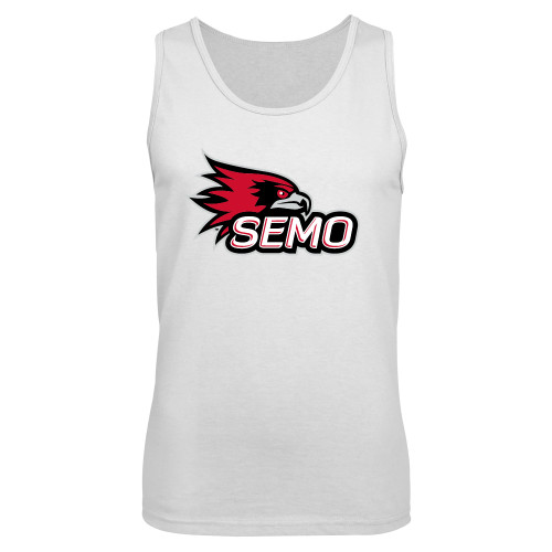  White Tank Top - SEMO Logo