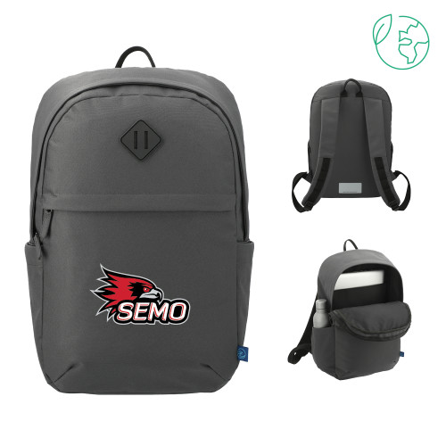  Repreve Charcoal Ocean Commuter Computer Backpack - SEMO Logo for Vinyl