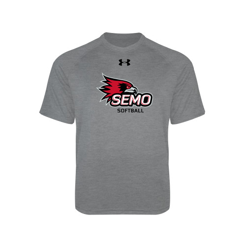  Under Armour Youth Grey Tech Tee - Softball