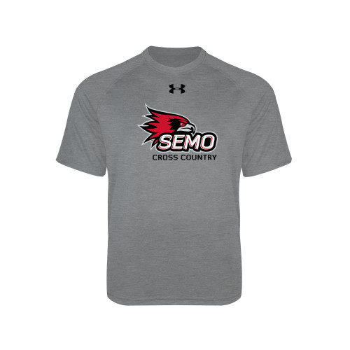  Under Armour Youth Grey Tech Tee - Cross Country