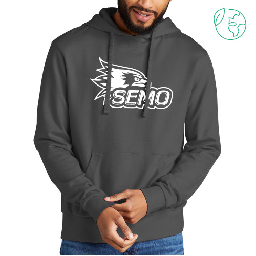  Bookstore Allmade Dark Grey Organic French Terry Pullover Hoodie - SEMO Logo
