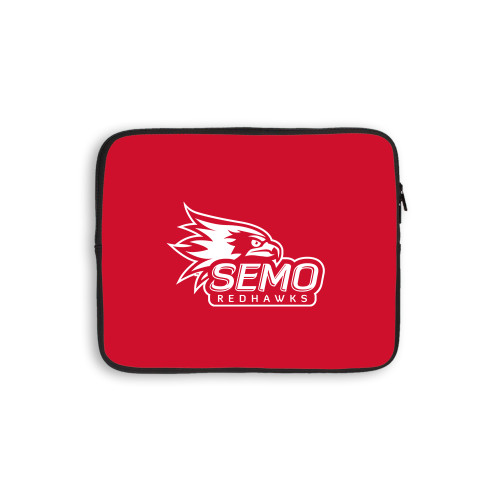  10 inch Neoprene iPad/Tablet Sleeve - SEMO Logo with Redhawks
