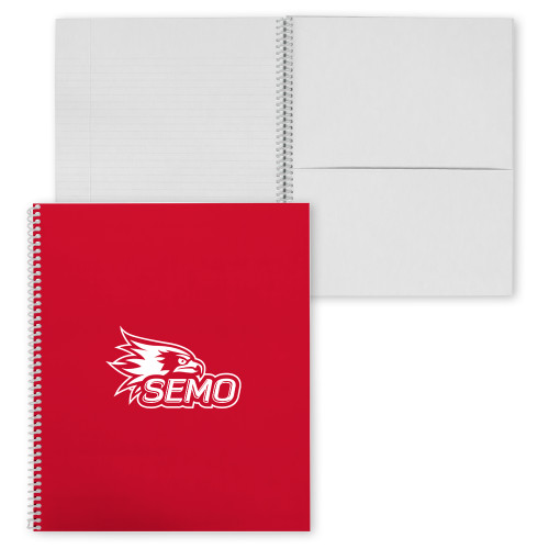  College Spiral Notebook w/Clear Coil - SEMO Logo