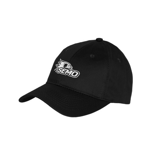  Youth Black Pro Style Hat - SEMO Logo Embroidery