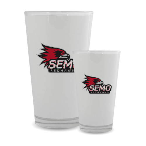  Bookstore Full Color Glass 17oz - SEMO Logo with Redhawks