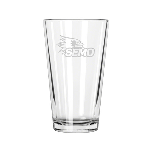  Libbey Glass 16oz - SEMO Logo Embroidery Engraved