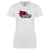 Thumbnail image for  Next Level Womens White Boyfriend Tee