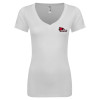 Thumbnail image for  Next Level Womens White Ideal V Tee