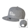 Thumbnail image for  Heather Grey Wool Blend Flat Bill Snapback Hat