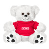 Thumbnail image for  Plush Big Paw 8 1/2 inch White Bear w/Red Shirt