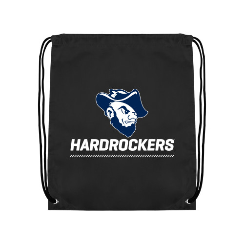  Black Drawstring Backpack - Primary Athletics Mark
