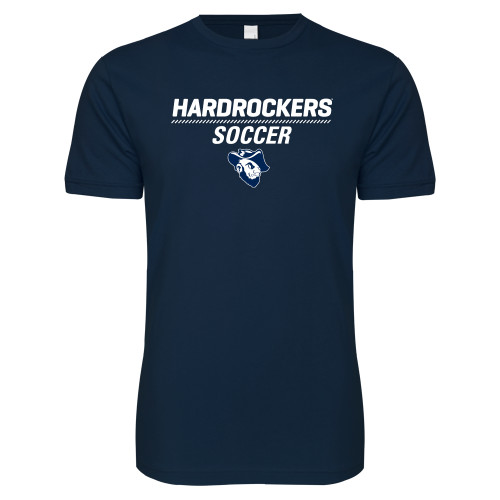  Next Level Navy SoftStyle T Shirt - Soccer