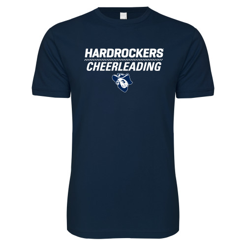  Next Level Navy SoftStyle T Shirt - Cheerleading