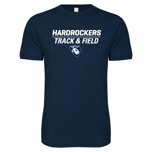  Next Level Navy SoftStyle T Shirt - Track and Field