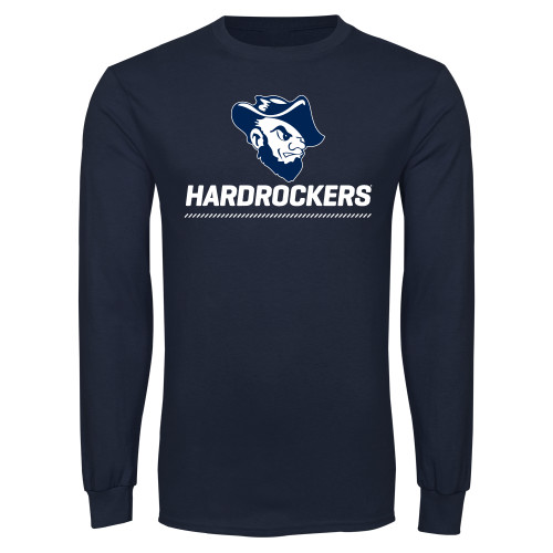  Navy Long Sleeve T-Shirt - Primary Athletics Mark